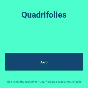 Couverture du produit · Quadrifolies