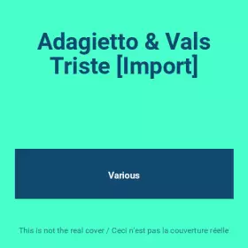 Couverture du produit · Adagietto & Vals Triste [Import]