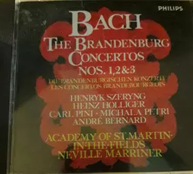 Couverture du produit · Bach The Brandenburg Concertos Nos 1,2 & 3. Neville Marriner , Academy of St Martin [UK Import]