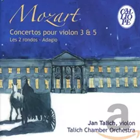 Couverture du produit · Mozart: Concerto pour Violon n°3 & 5-2 rondos-Adagio/Jan Talich Chamber Orchestra [Import]