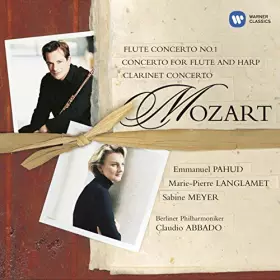 Couverture du produit · Mozart : Concerto pour flûte n°1 - Concerto pour flûte et harpe - Concerto pour clarinette