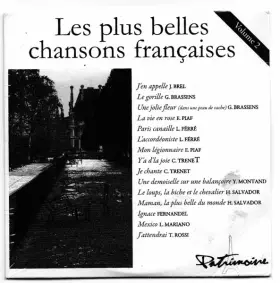 Couverture du produit · Les Plus Belles Chansons Françaises Volume 2