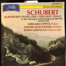 Couverture du produit · Klaviertrio - Piano Trio . Trio Avec Piano (Es-Dur - E Flat Major - Mi Bemol Majeur) Op. 100 "Sonate" D. 28)