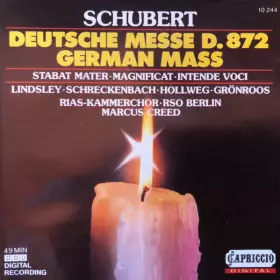 Couverture du produit · Deutsche Messe D.872  German Mass