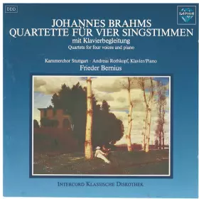 Couverture du produit · Quartette Für Vier Singstimmen Mit Klavierbegleitung - Quartets For Four Voices And Piano