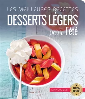 Couverture du produit · Les meilleures recettes desserts légers pour l'été