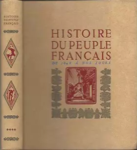 Couverture du produit · Histoire du peuple Français - Tome 4 : de 1848 à nos jours