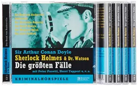 Couverture du produit · Sherlock Holmes und Dr. Watson - Die größten Fälle. 5 CDs: Der Hund von Baskerville / Silberstrahl / Der Shoscombe-Rennstall / 