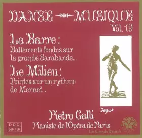Couverture du produit · Danse Musique Vol. 19 Barre & Milieu
