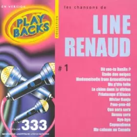 Couverture du produit · Cd play-backs vol 333 Line Renaud 1