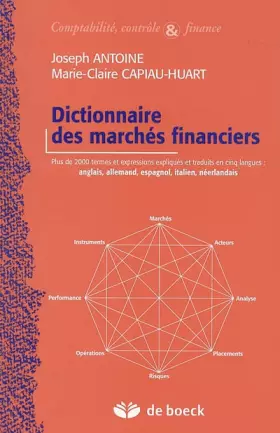 Couverture du produit · Dictionnaire des marchés financiers