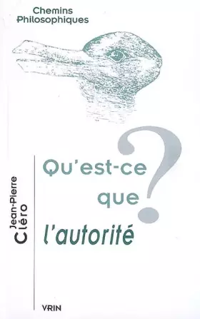 Couverture du produit · Qu'est-ce que l'autorité?