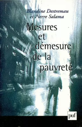 Couverture du produit · Mesures et démesures de la pauvreté