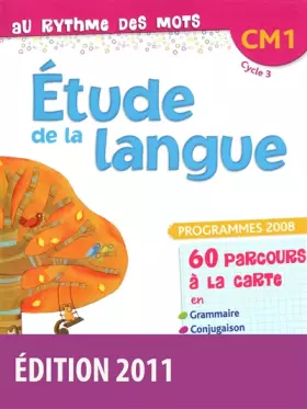 Couverture du produit · Au rythme des mots CM1 • Manuel de l'élève