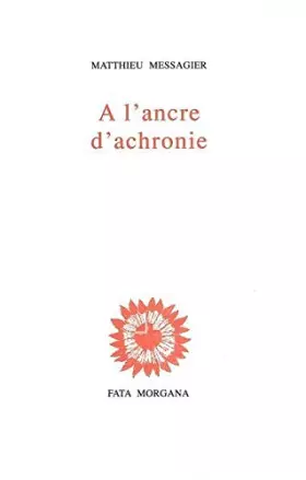 Couverture du produit · A l'ancre d'achronie