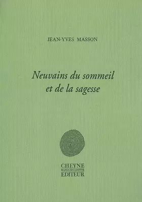 Couverture du produit · Neuvains du sommeil et de la sagesse