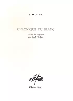 Couverture du produit · Chronique du blanc