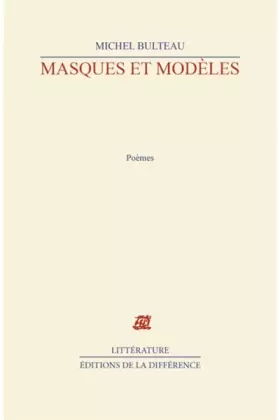 Couverture du produit · Masques et modèles: Poèmes