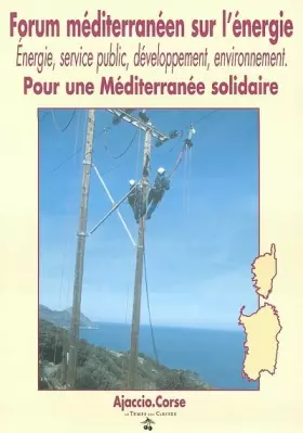 Couverture du produit · Services publiques, développement, environnement : pour une Méditerranée solidaire