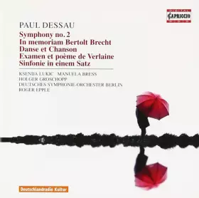 Couverture du produit · Symphony No. 2 / In Memoriam Bertold Brecht / Danse Et Chanson / Examen Et Poème De Verlaine / Sinfonie In Einem Satz