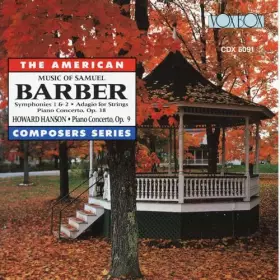 Couverture du produit · Barber, Hanson: Syms. Nos. 1, 2