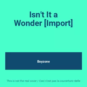 Couverture du produit · Isn't It a Wonder [Import]