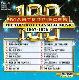 Couverture du produit · 100 Masterpieces Vol.8 - The Top 10 Of Classical Music 1867 - 1876