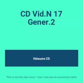 CD Vid.N 17 Gener.2 - Videaste CD