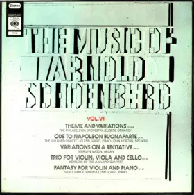 Couverture du produit · The Music Of Arnold Schoenberg, Vol. VII