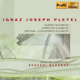Couverture du produit · Pleyel: Quartet Symphony in A Major, Sinfonia Concertante [Import]