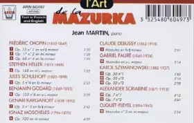 Couverture du produit · L'Art de la mazurka