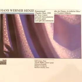 Couverture du produit · Kammermusik  Chamber Music 1958 Über Die Hymne „In Lieblicher Bläue“ Von Friedrich Hölderlin (Für Tenor, Gitarre Und Acht Soloi