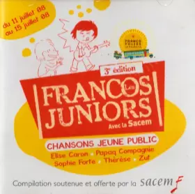 Couverture du produit · Les Francos Juniors Avec La SACEM - Chansons Jeune Public, 3e Edition