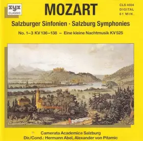 Couverture du produit · Mozart Salzburger Sinfonien No. 1-3 KV 136-138 - Eine kleine Nachtmusik KV 525