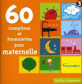 Couverture du produit · 60 comptines et formulettes pour maternelles