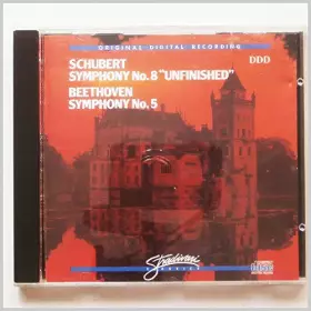 Couverture du produit · Schubert: Symphony No. 8 'Unfinished, Beethoven: Symphony No. 5 [UK Import]