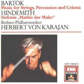 Couverture du produit · Karajan conducts Bartok: Music for Strings, Percussion and Celesta Hindemith: Sinfonie "Mathis der Malher"