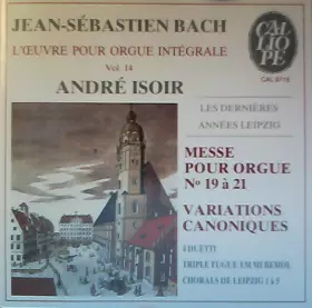 Couverture du produit · Messe Pour Orgue N° 19 À 21 - Variations Canoniques
