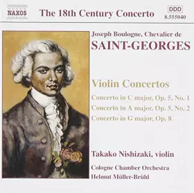 Couverture du produit · Saint-Georges:Violin Concertos