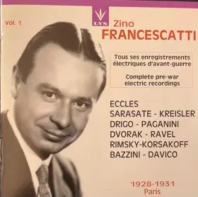 Couverture du produit · Volume 1 :1928-1931 Paris . Tous Ses Enregistrements électriques D'avant-guerre / Complete Pre-war Electric Recordings