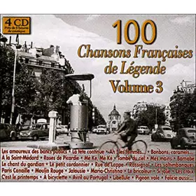 Couverture du produit · 100 Chansons Françaises de Légende Vol. 3 (Coffret 4 CD)