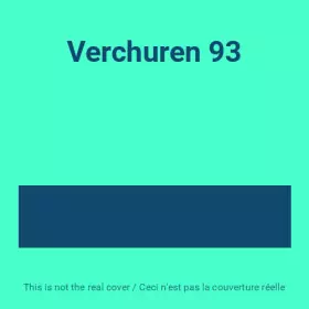 Couverture du produit · Verchuren 93