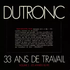 Couverture du produit · 33 ans de travail (Vol.2: les années 80-90)