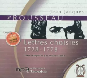 Couverture du produit · Les lettres choisies 1728-1778 (1 CD Mp3/PDF/ePUB/9h20)