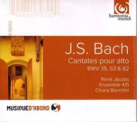 Couverture du produit · Cantates Pour Alto