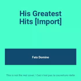 Couverture du produit · His Greatest Hits [Import]