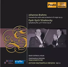 Couverture du produit · Brahms : Concerto pour violon / Tchaïkovsky : Symphonie N°4