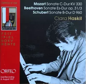 Couverture du produit · Mozart Sonate C-Dur KV 330 / Beethoven Sonate Es-Dur Op. 31/3 / Schubert Sonate B-Dur D 960