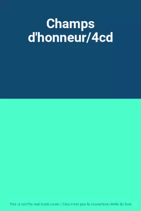Couverture du produit · Champs d'honneur/4cd