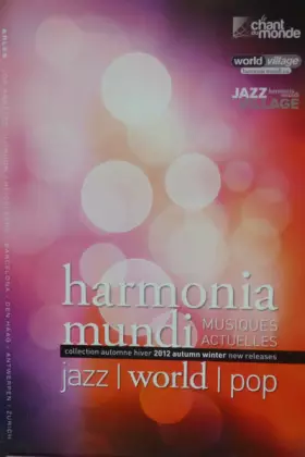Couverture du produit · Harmonia Mundi Musiques Actuelles / Collection Automne Hiver 2012